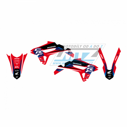 Polepy na motocykl (sada polepů Dream) Honda CRF250R / 22-24 + CRF450R / 21-24 - typ polepů Dream5