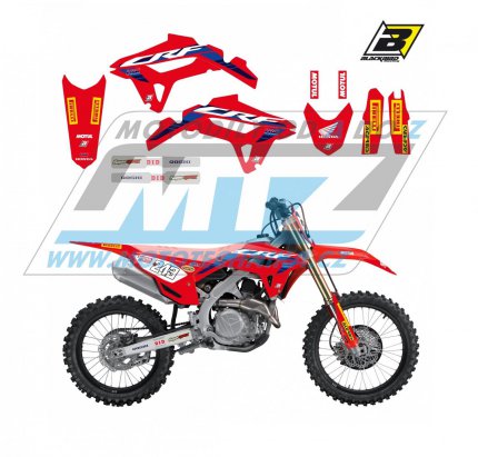 Polepy na motocykl (sada polepů Graphics) Honda CRF250R / 22-24 + CRF450R / 21-24 - typ polepů Replica Team HRC