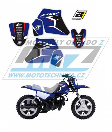 Polepy na motocykl (sada polepů Dream) Yamaha PW50 / 90-23 - typ polepů Dream4