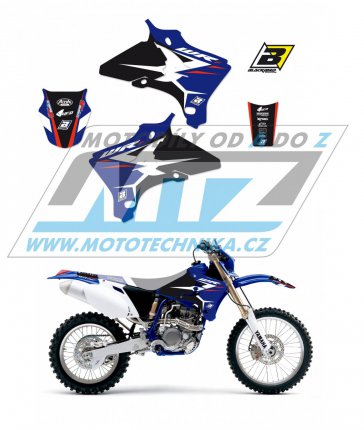 Polepy na motocykl (sada polepů Dream) Yamaha WRF250+WRF450 / 05-06 - typ polepů Dream4