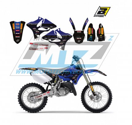 Polepy na motocykl (sada polepů Graphics) Yamaha YZ125+YZ250 / 02-14 - typ polepů Replica Yamaha Factory