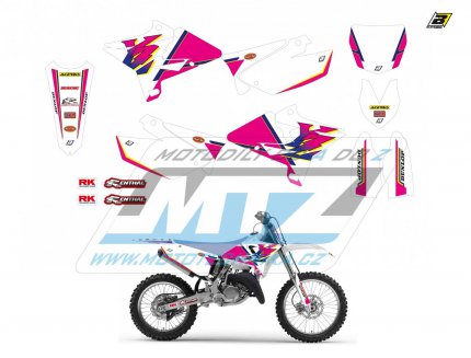 Polepy na motocykl Yamaha YZ125+YZ250 / 02-14 - (UFO RESTYLING) typ polep Retro
