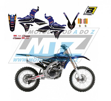 Polepy na motocykl (sada polepů Graphics) Yamaha YZF250 / 14-18 + YZF450 / 14-17 - typ polepů Replica Yamaha Factory