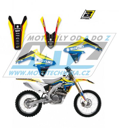 Polepy na motocykl (sada polepů Dream) Suzuki RMZ450 / 08-17 - typ polepů Dream4