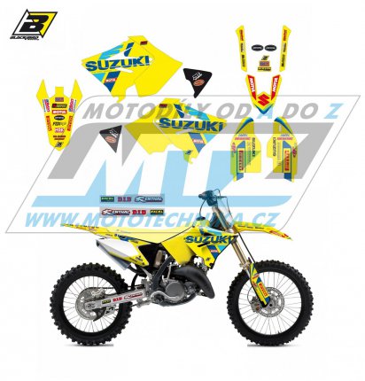 Polepy na motocykl (sada polepů Graphics) Suzuki RM125+RM250 POLISPORT RESTYLING / 01-11 - typ polepů Replica Suzuki Restyle