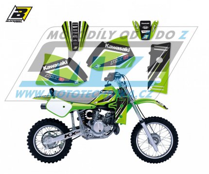Polepy na motocykl (sada polepů Dream) Kawasaki KX60 / 85-01 - typ polepů Dream4