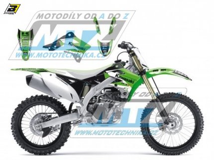 Polepy na motocykl (sada polepů Dream) Kawasaki KXF450 / 12-15 - typ polepů Dream3 Graphic