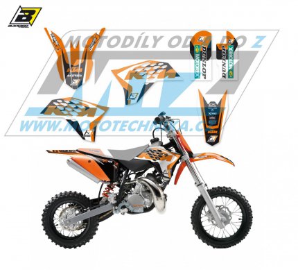 Polepy na motocykl (sada polep Dream) KTM 50SX / 09-15 - typ polep Dream4