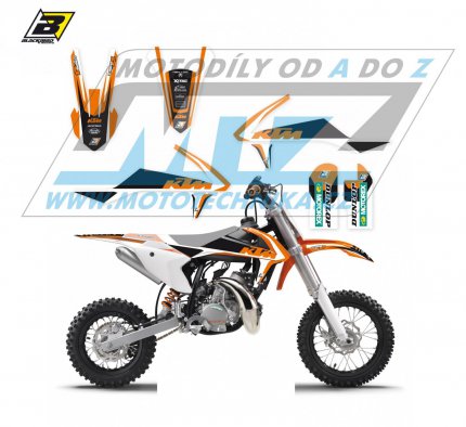 Polepy na motocykl (sada polepů Dream) KTM 50SX / 16-23 - typ polepů Dream4