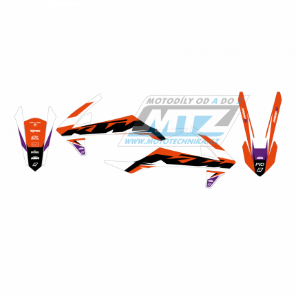 Polepy na motocykl (sada polep Dream5) KTM 85SX / 18-24 - typ polep Dream5