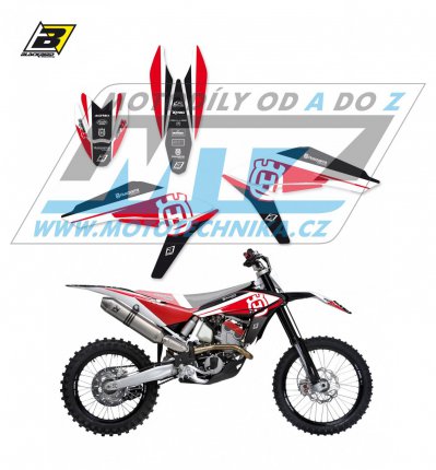 Polepy na motocykl (sada polep Dream) Husqvarna TC449+TC511 + TE449+TE511 / 11-13 - typ polep Dream4