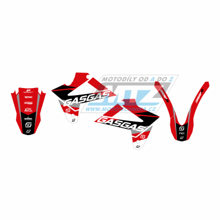 Polepy na motocykl (sada polep Dream5) GasGas EC125+EC200+EC250+EC300 / 07-09 + FSR450+FSR515 / 07-09 - typ polep Dream5