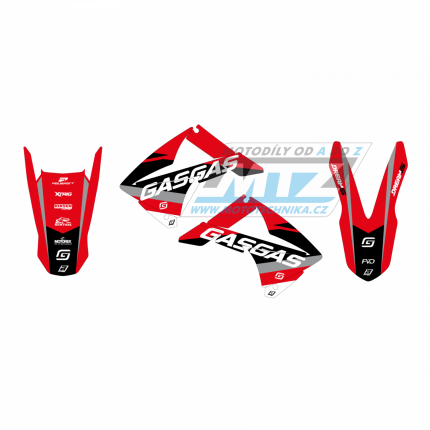 Polepy na motocykl (sada polep Dream5) GasGas EC125+EC200+EC250+EC300 / 10-11 + ECF250+ECF300+ECF450 / 10-13 - typ polep Dream5