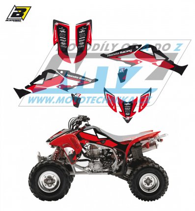 Polepy na tykolku (sada polep Dream) Honda TRX450R / 04-23 - typ polep Dream2