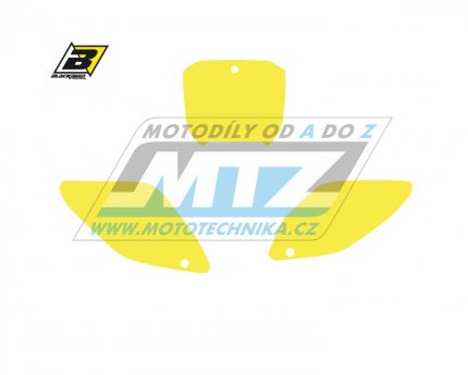 Polepy slovch tabulek (vystien) - Honda CRF450 / 02-03 - barva lut
