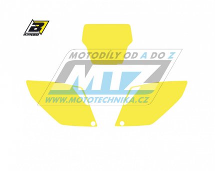Polepy slovch tabulek (vystien) - Honda CRF250 / 06-07 - barva lut