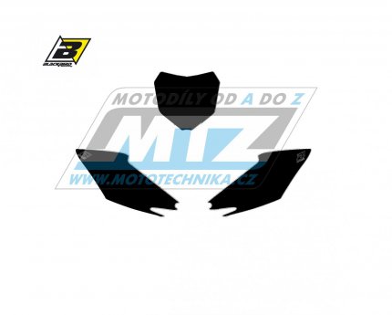 Polepy slovch tabulek (vystien) - Honda CRF250 / 14-17 + CRF450 / 13-16 - barva ern