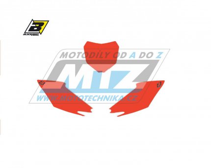 Polepy slovch tabulek (vystien) - Honda CRF250 / 14-17 + CRF450 / 13-16 - barva erven