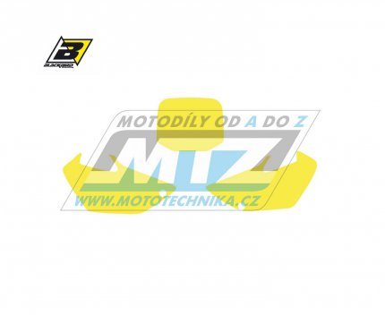 Polepy číslových tabulek (vystřižené) - Yamaha YZ85 / 02-14 - barva žlutá