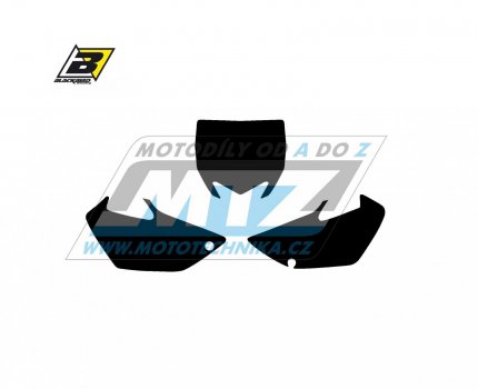 Polepy číslových tabulek (vystřižené) - Yamaha YZ85 / 15-21 - barva černá