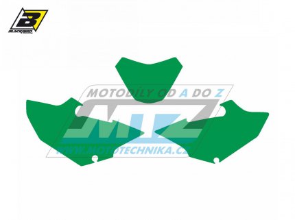 Polepy číslových tabulek (vystřižené) - Yamaha WR125+WR250 / 16-21 - barva zelená