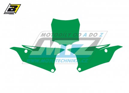 Polepy slovch tabulek (vystien) - Kawasaki KX85 / 14-23 - barva zelen