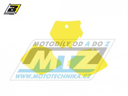 Polepy slovch tabulek (vystien) - KTM 125SX+525SX / 03 - barva lut