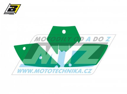 Polepy slovch tabulek (vystien) - KTM 200SX+250SX+450SX / 03-06 + 125SX+525SX / 04-06 - barva zelen