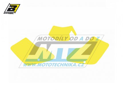 Polepy číslových tabulek (vystřižené) - GasGas EC125+EC250+EC300 + FSR450 / 07 - barva žlutá