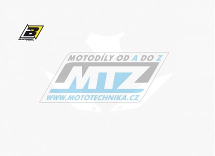 Polepy číslových tabulek (vystřižené) - GasGas ECF / 10-13 + EC125+EC250+EC300 / 10-11 - barva bílá