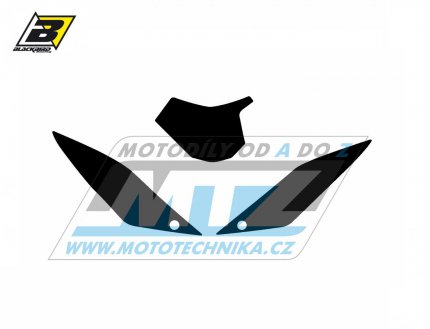Polepy číslových tabulek (vystřižené) - GasGas ECF / 10-13 + EC125+EC250+EC300 / 10-11 - barva černá