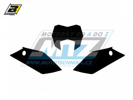 Polepy číslových tabulek (vystřižené) - GasGas EC / 12-13 - barva černá