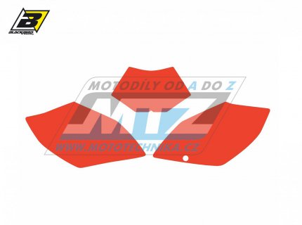 Polepy číslových tabulek (vystřižené) - Beta RR 4T / 10-12 - barva červená