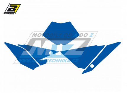 Polepy číslových tabulek (vystřižené) - Beta RR 2T+4T / 18-19 - barva modrá