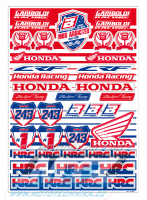 Polepy univerzální Sponzor Logo - verze Honda Gariboldi 5076G1