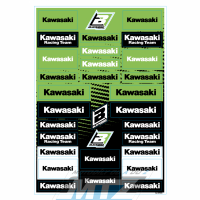 Polepy univerzální Sponzor Logo - verze Kawasaki 5076KA