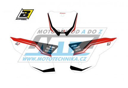 Polepy číslových tabulek (vystřižené) - Honda CRF250 / 22-23 + CRF450 / 21-23 - typ polepů Dream4