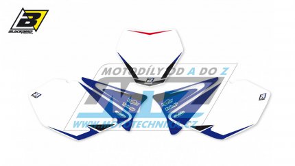 Polepy číslových tabulek (vystřižené) - Yamaha YZ125+YZ250 / 06-14 - typ polepů Dream4