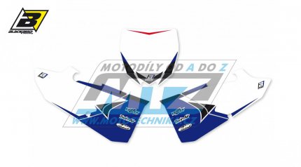 Polepy číslových tabulek (vystřižené) - Yamaha YZ125+YZ250 / 15-21 - typ polepů Dream4