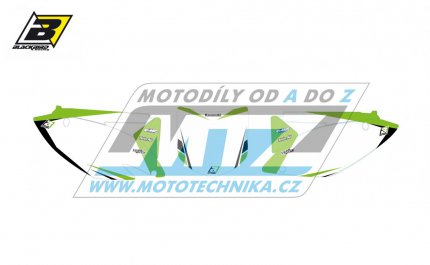 Polepy číslových tabulek (vystřižené) - Kawasaki KXF250 / 09-12 + KXF450 / 09-11 - typ polepů Dream4