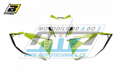 Polepy číslových tabulek (vystřižené) - Kawasaki KXF250 / 13-16 + KXF450 / 12-15 - typ polepů Dream4
