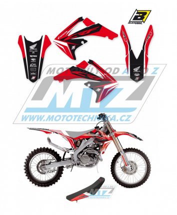 Polepy s potahem sedla (sada polepů a potah sedla Dream) - Honda CRF250R / 10-13 + CRF450R / 09-12 - typ polepů Dream4