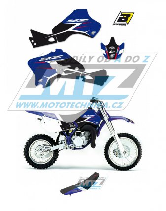 Polepy s potahem sedla (sada polepů a potah sedla Dream) - Yamaha YZ80 / 93-01 - typ polepů Dream4