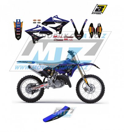 Polepy s potahem sedla (sada polep a potah sedla Graphics) - Yamaha YZ125+YZ250 / 15-21 - typ polep Replica Yamaha Factory