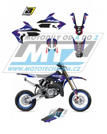 Polepy s potahem sedla (sada polepů a potah sedla Dream) - Yamaha YZ65 / 19-23 - typ polepů Dream4