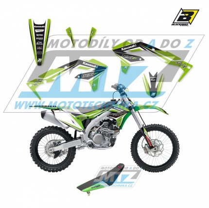 Polepy s potahem sedla (sada polepů a potah sedla Dream) - Kawasaki KXF450 / 16-18 - typ polepů Dream4
