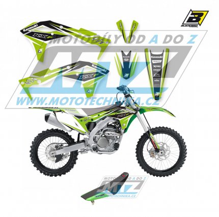 Polepy s potahem sedla (sada polepů a potah sedla Dream) - Kawasaki KXF250 / 17-20 - typ polepů Dream4