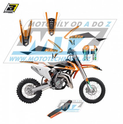 Polepy s potahem sedla (sada polepů a potah sedla Dream) - KTM 65SX / 16-23 - typ polepů Dream4