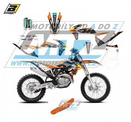 Polepy s potahem sedla (sada polep a potah sedla Graphics) - KTM EXC / 20-23 + SX+SXF / 19-22 - typ polep Replica KTM Trophy