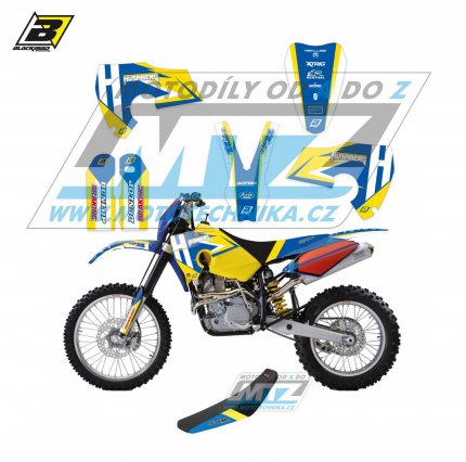 Polepy s potahem sedla (sada polepů a potah sedla Dream) - Husaberg FE+FS / 06-08 - typ polepů Dream4